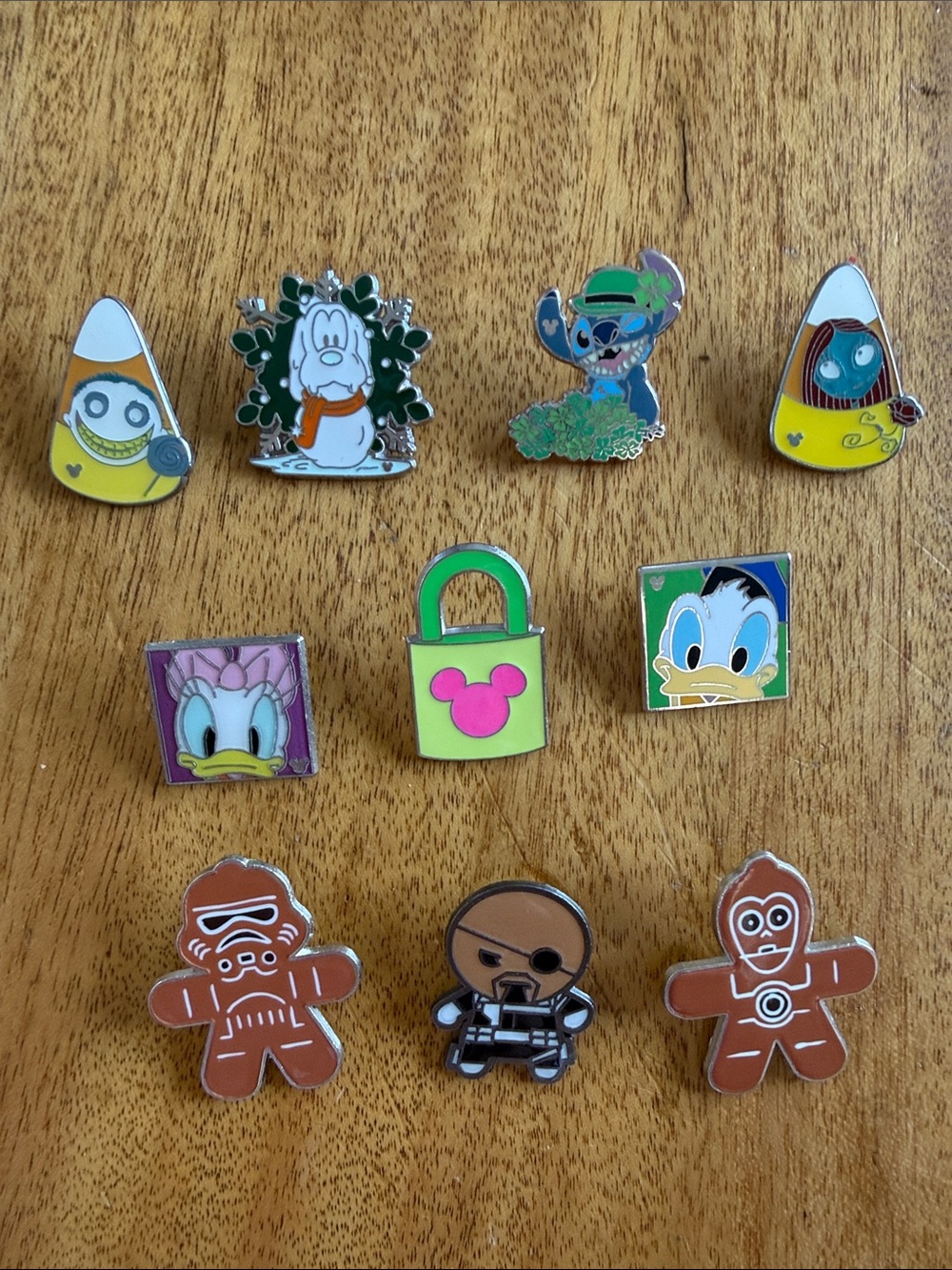 Disney Trading Pins.  Pack of 10 pins.